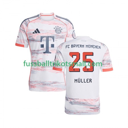 Fußballtrikots Bayern München Thomas Muller 25 2025-2026 Kurzarm Auswärts-trikot kaufen